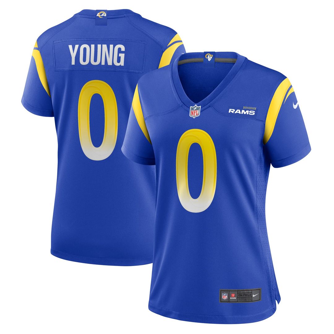 Byron Young Los Angeles Rams Women's Home Jersey - Royal