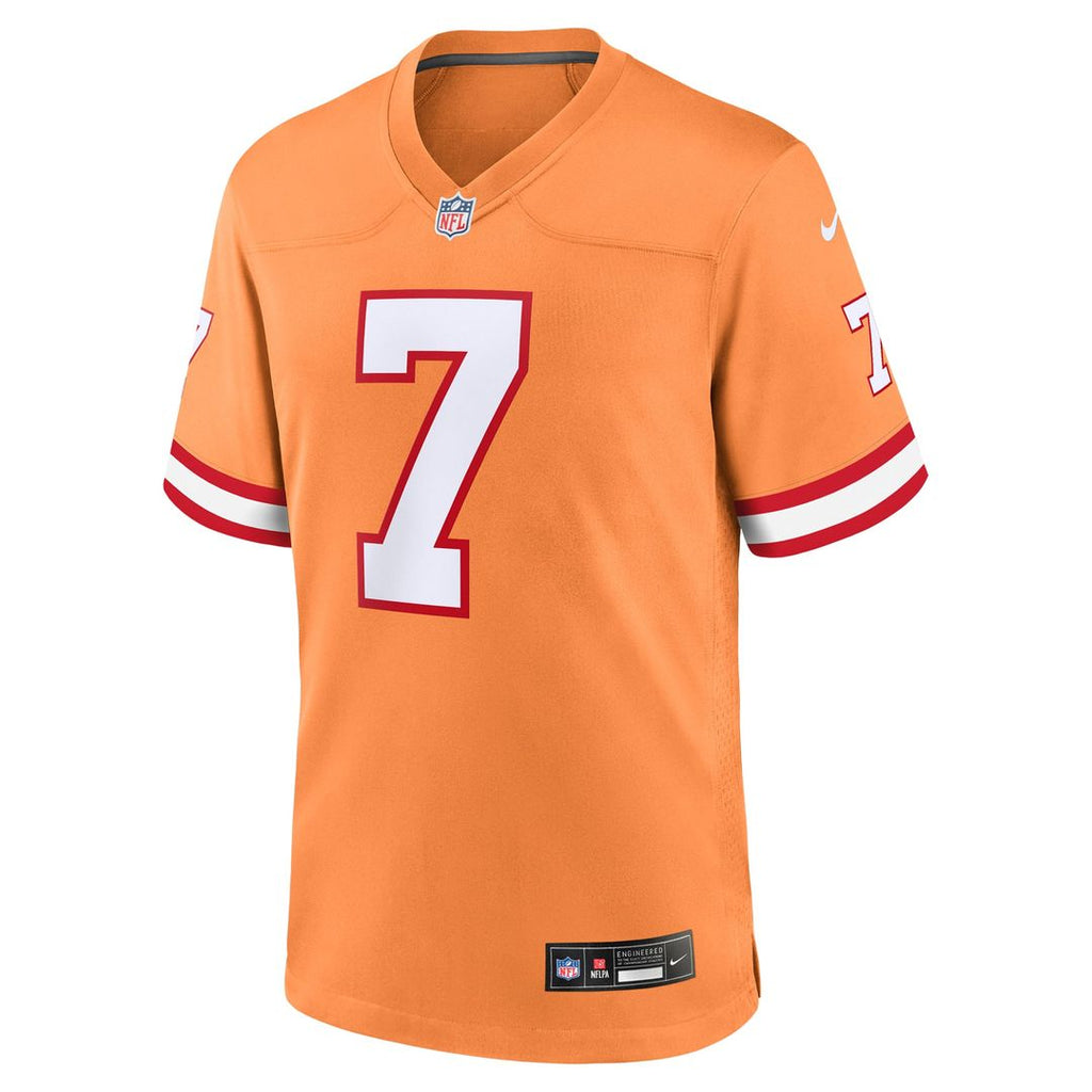 Bucky Irving Tampa Bay Buccaneers Alternate Jersey - Pewter