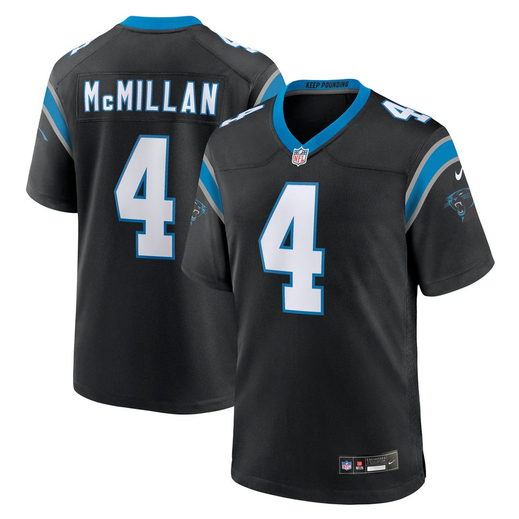 Tetairoa McMillan Carolina Panthers Team Jersey - Black