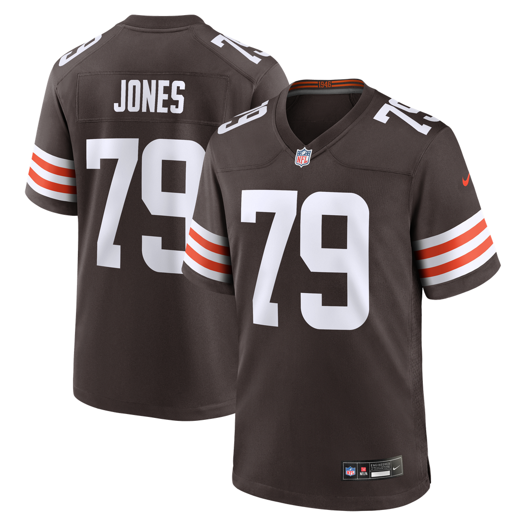 Dawand Jones Cleveland Browns Team Jersey - Brown