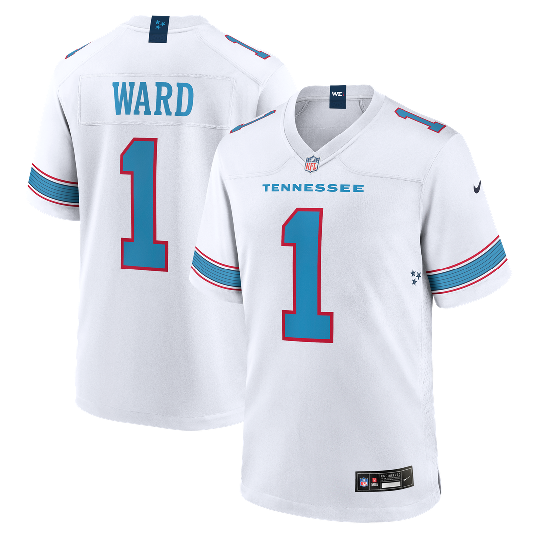 Cameron Ward Tennessee Titans Jersey - Light Blue