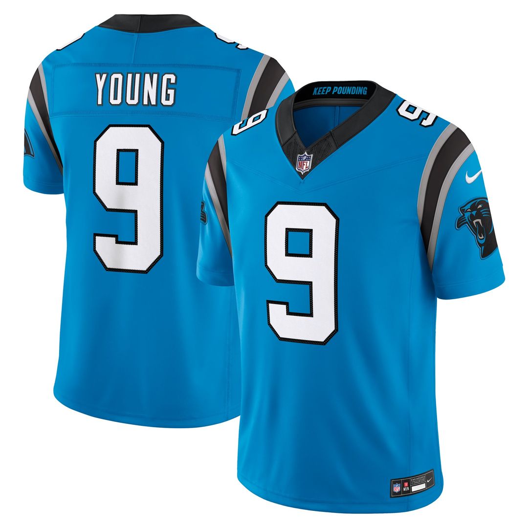 Bryce Young Carolina Panthers Alternate Stitched Jersey - Blue