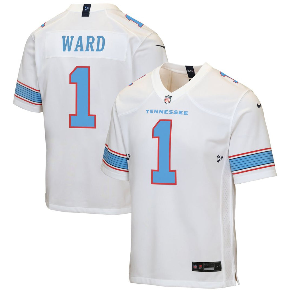 Cameron Ward Tennessee Titans Youth Jersey - White