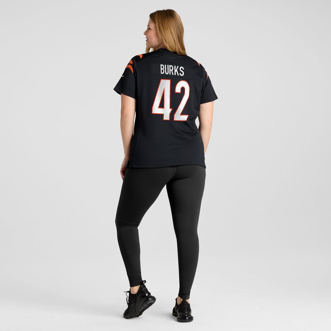 Oren Burks Cincinnati Bengals Women's Team Jersey - Black