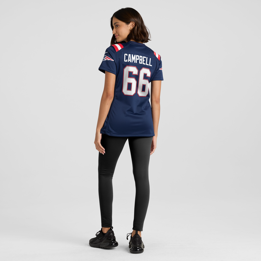 Will Campbell New England Patriots Women's Team Jersey - Navy