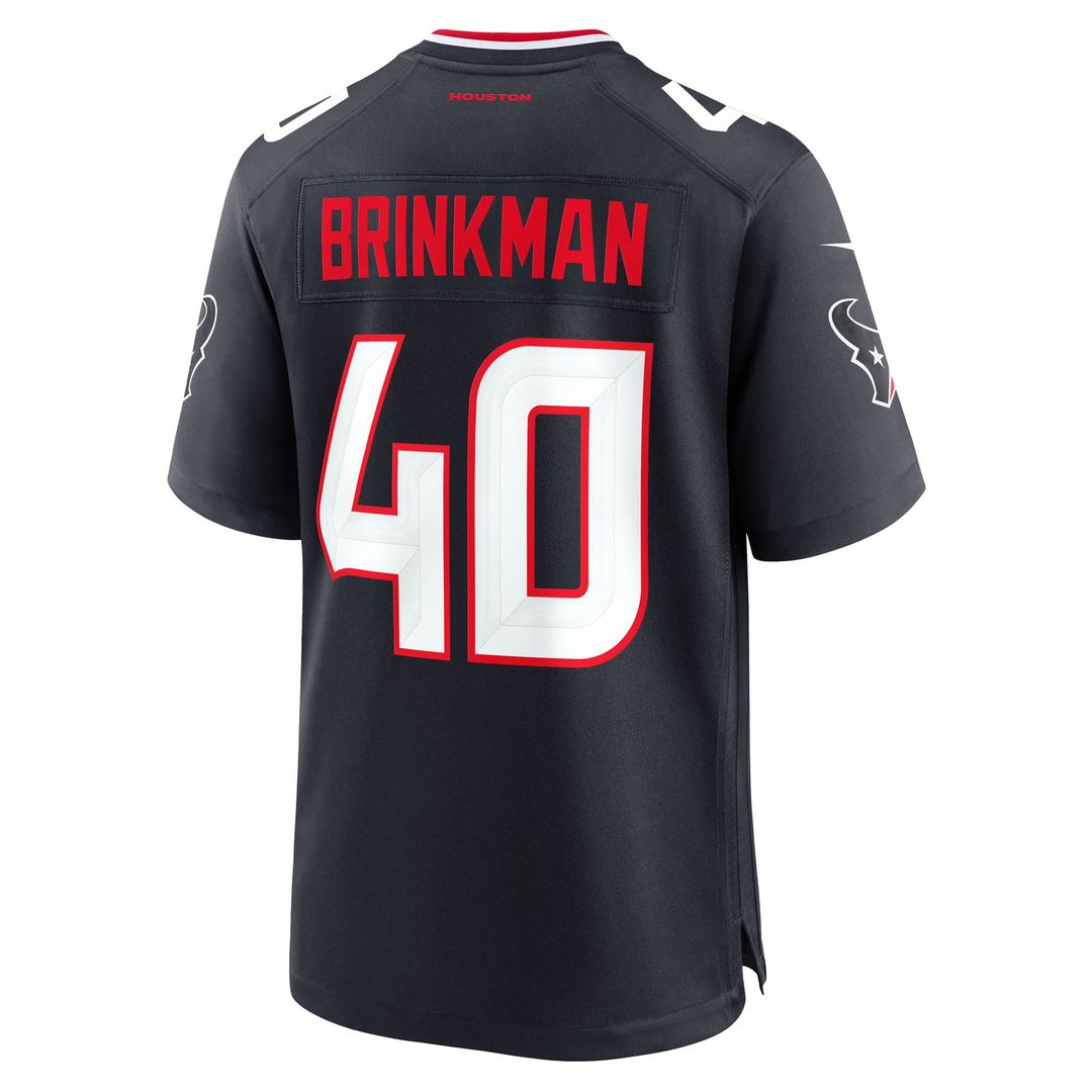 Austin Brinkman Houston Texans Team Jersey - Navy