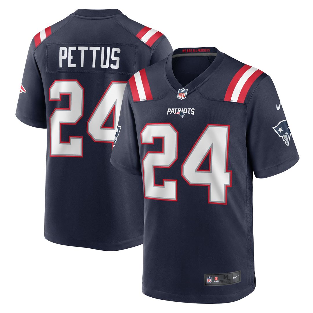 Dell Pettus New England Patriots Jersey - Navy