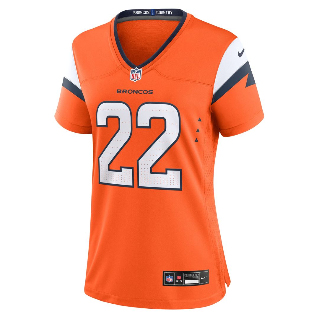 Brandon Jones Denver Broncos Women's Team Jersey - Orange