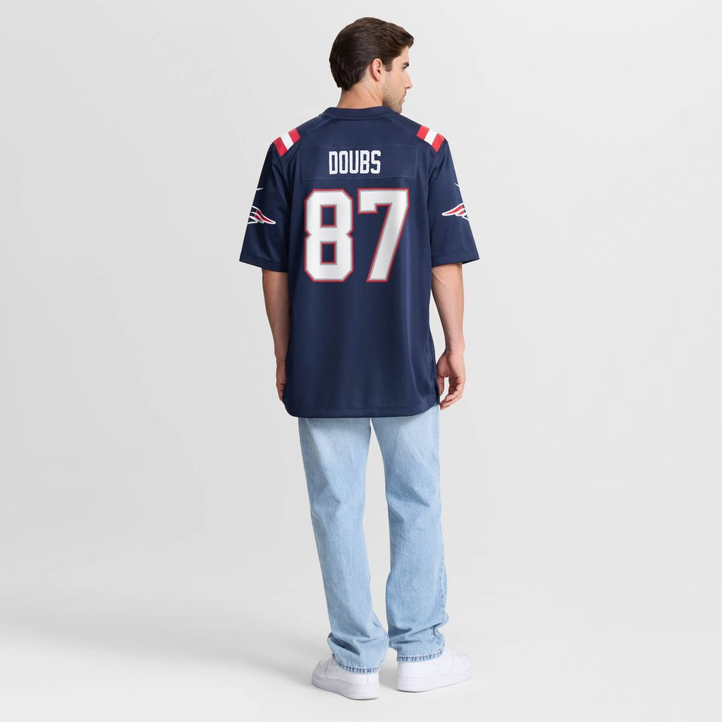 Romeo Doubs New England Patriots Jersey - Navy