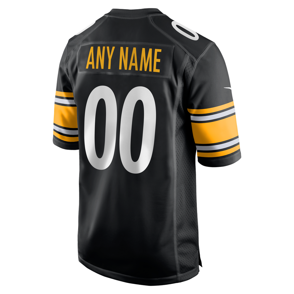 Pittsburgh Steelers Custom Jersey - Black