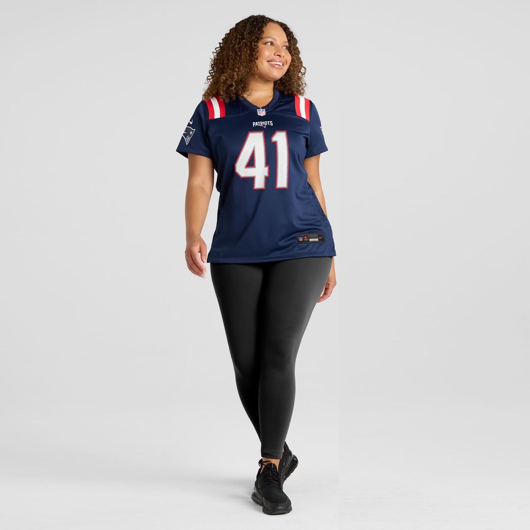 Brenden Schooler New England Patriots Women's Jersey - Navy