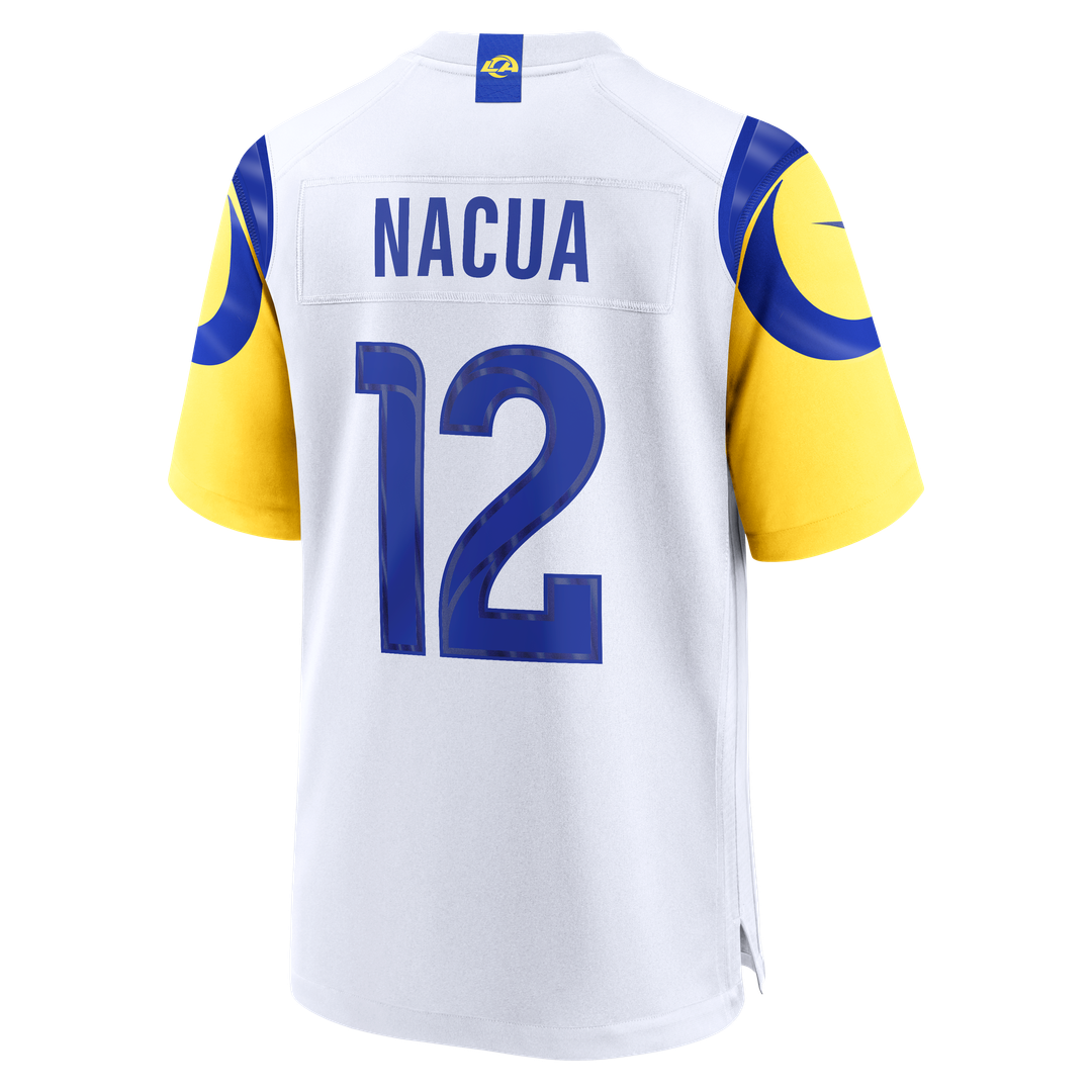 Puka Nacua Los Angeles Rams White Jersey - White