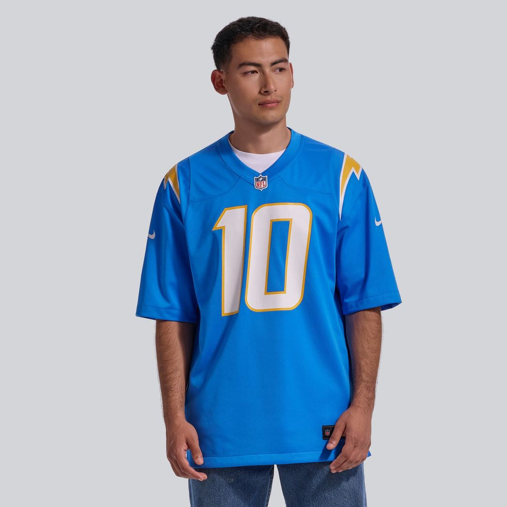 Justin Herbert Los Angeles Chargers Player Jersey - Powder Blue