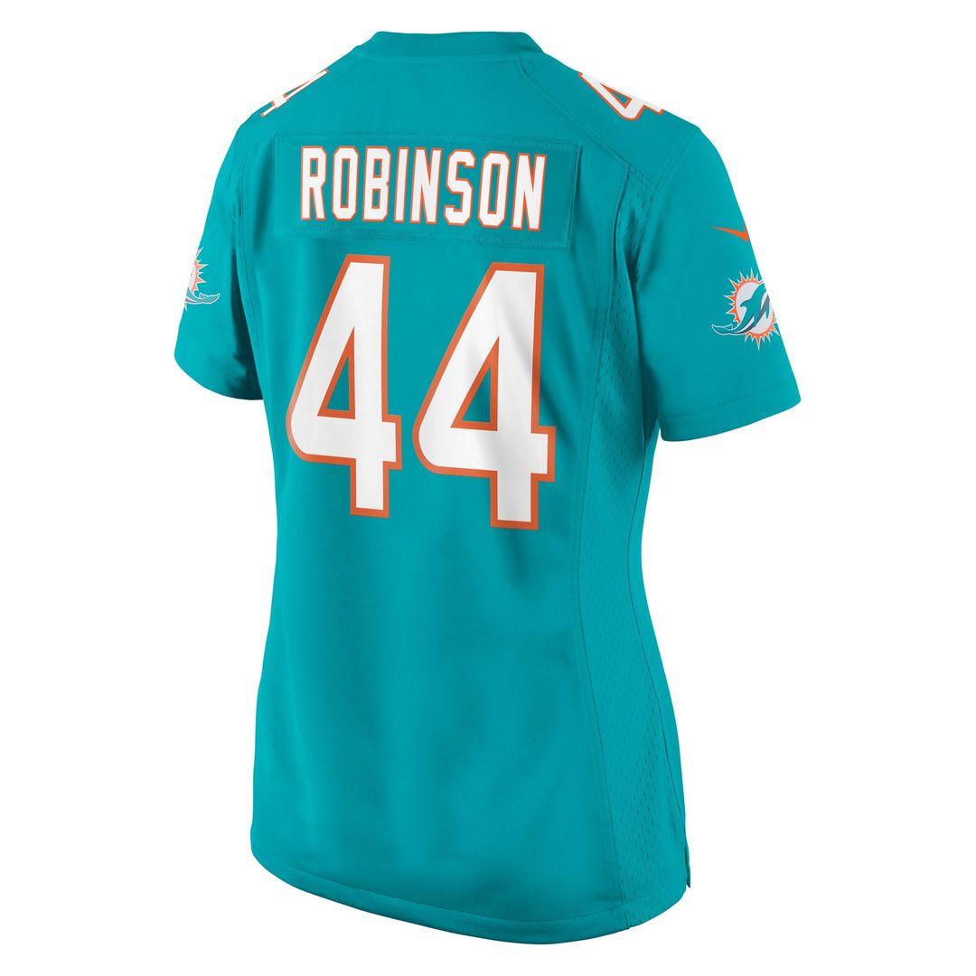 Chop Robinson Miami Dolphins Women's Jersey - Aqua