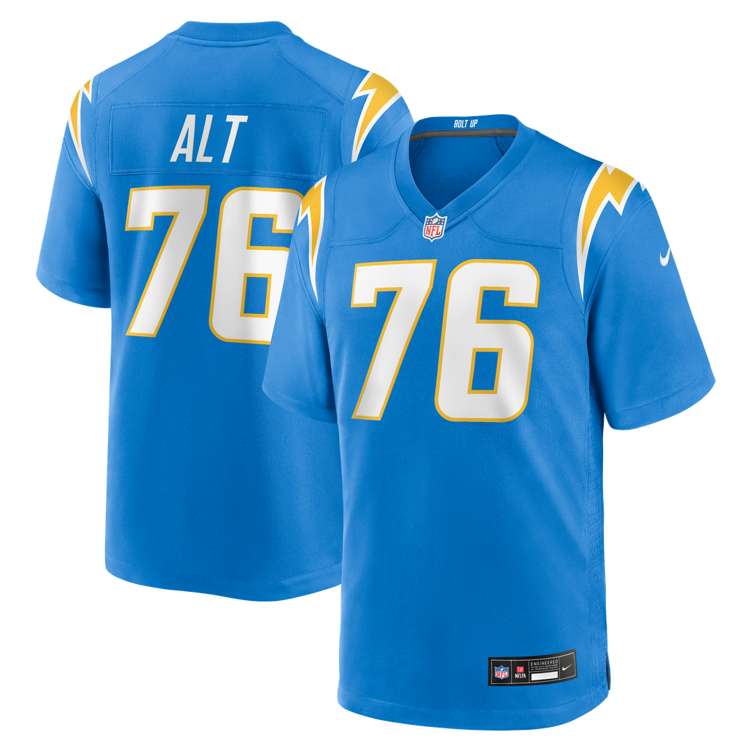 Joe Alt Los Angeles Chargers Player Jersey - Powder Blue