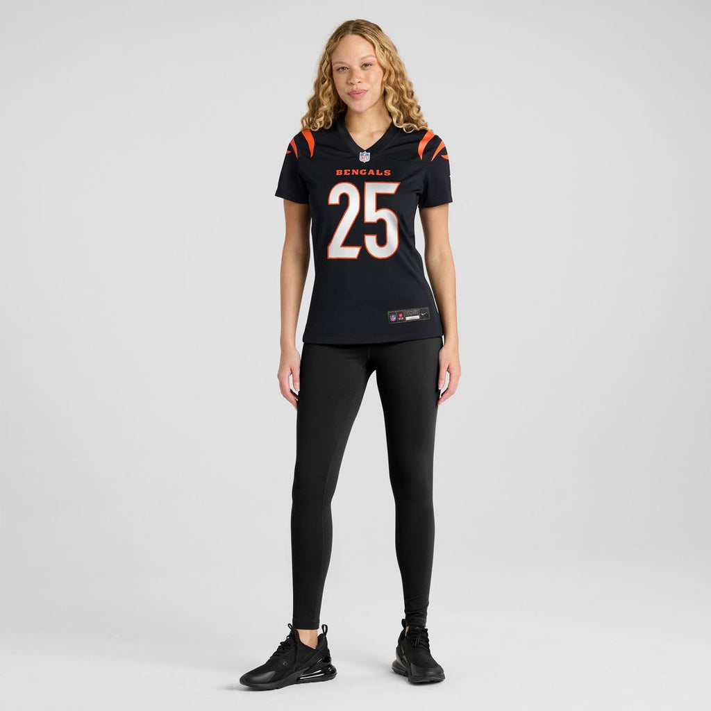 Tahj Brooks Cincinnati Bengals Women's Team Jersey - Black