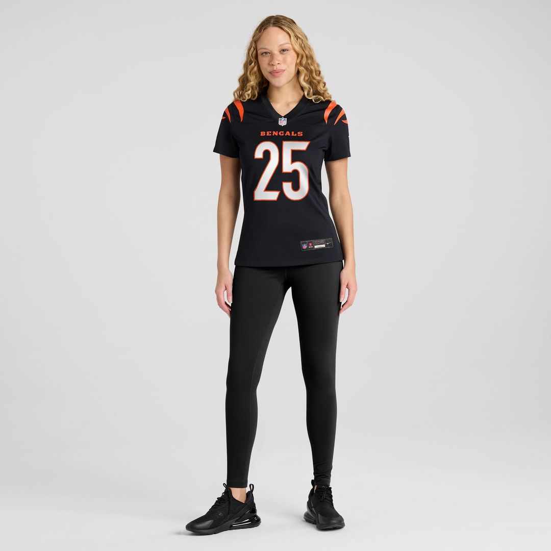 Tahj Brooks Cincinnati Bengals Women's Team Jersey - Black