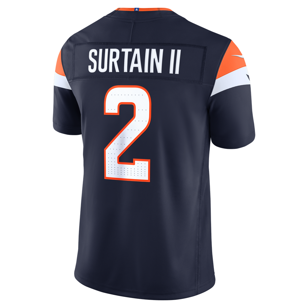 Patrick Surtain II Denver Broncos Alternate Stitched Jersey - Navy
