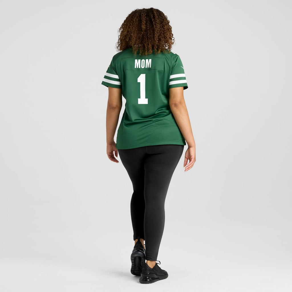 New York Jets Women's #1 Mom Jersey - Legacy Green