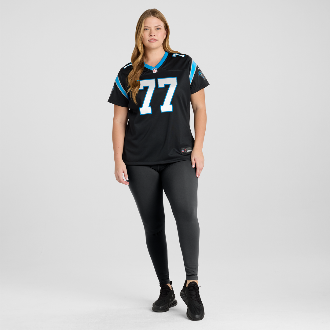 Luke Fortner Carolina Panthers Women's Team Jersey - Black