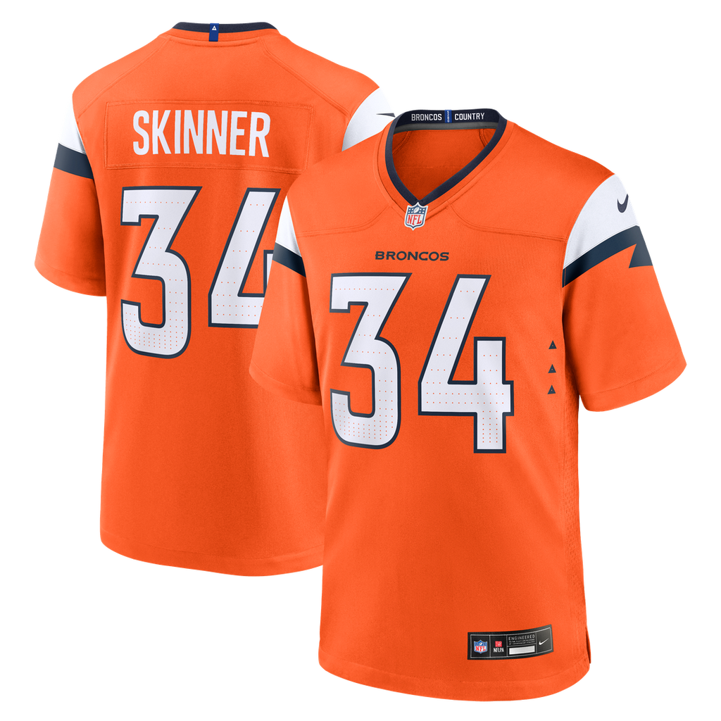 JL Skinner Denver Broncos Team Jersey - Orange