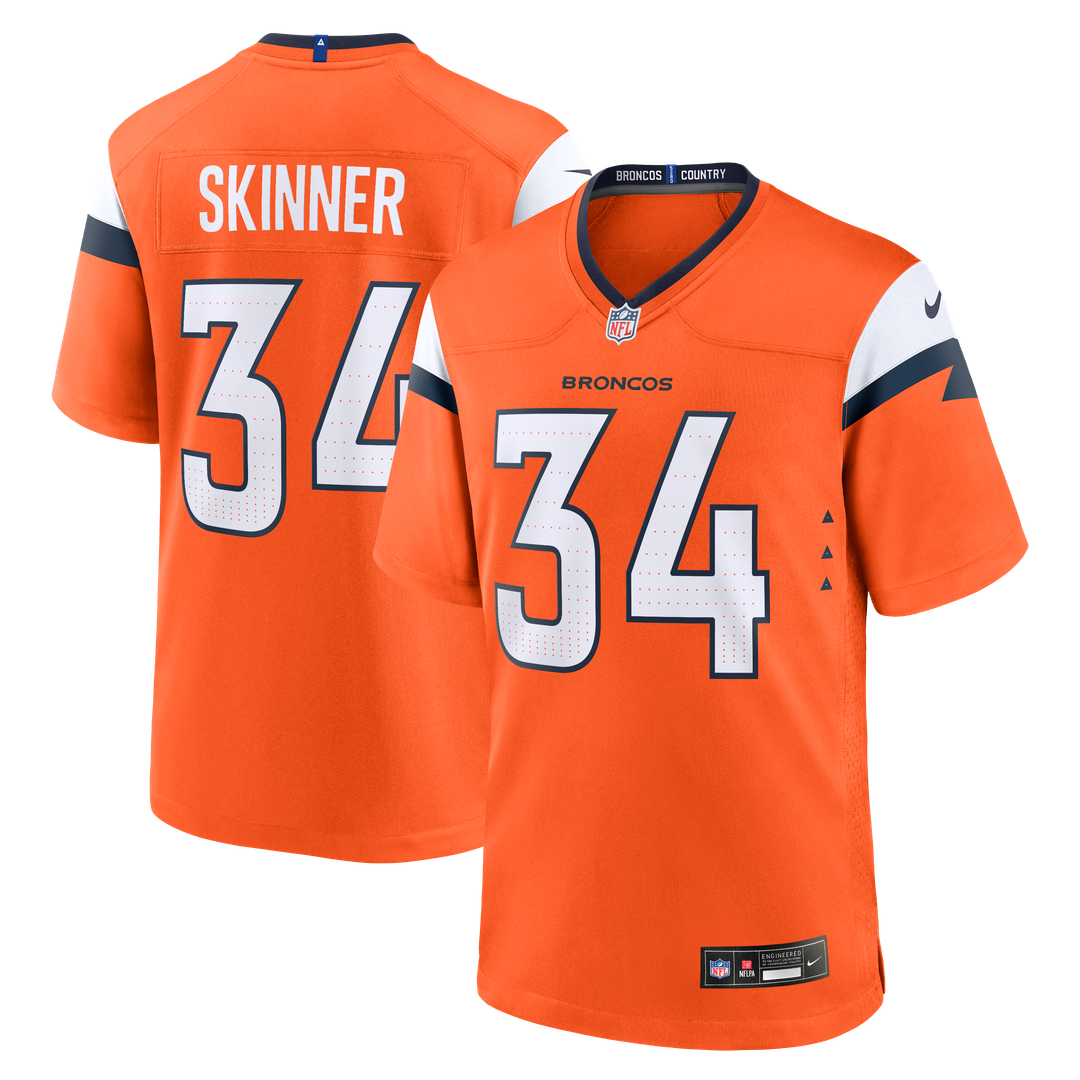 JL Skinner Denver Broncos Team Jersey - Orange