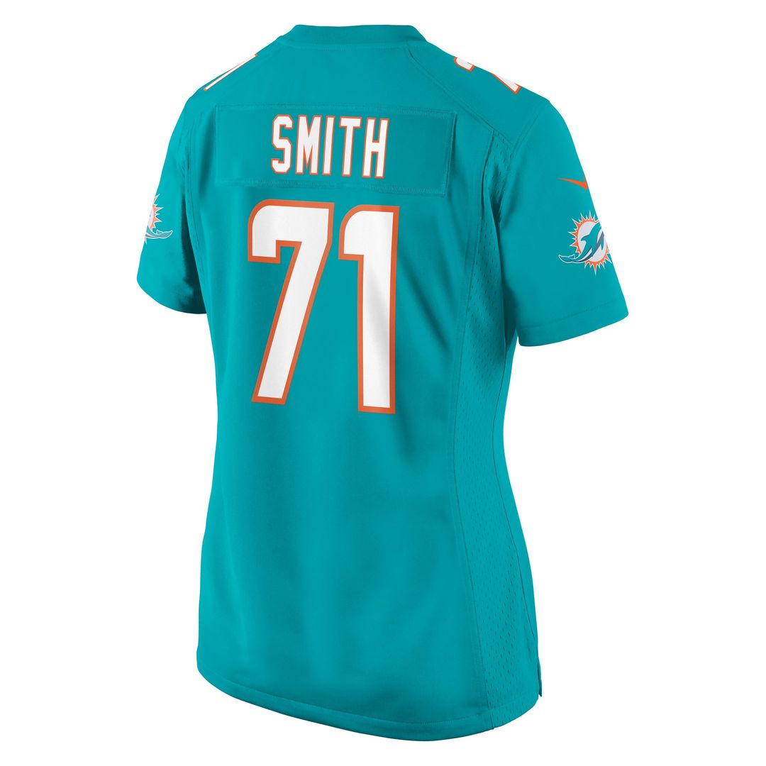 Kion Smith Miami Dolphins Women's Jersey - Aqua