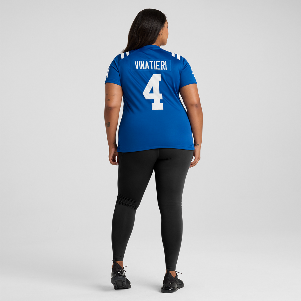 Adam Vinatieri Indianapolis Colts Women's Team Retired Jersey - Royal