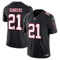 Deion Sanders Atlanta Falcons Alternate Throwback Stitched Retired Jersey - Black