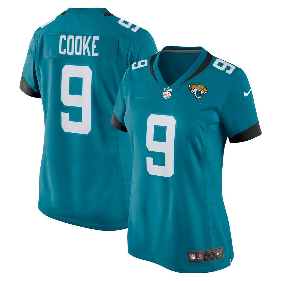 Logan Cooke Jacksonville Jaguars Women's Jersey - Teal