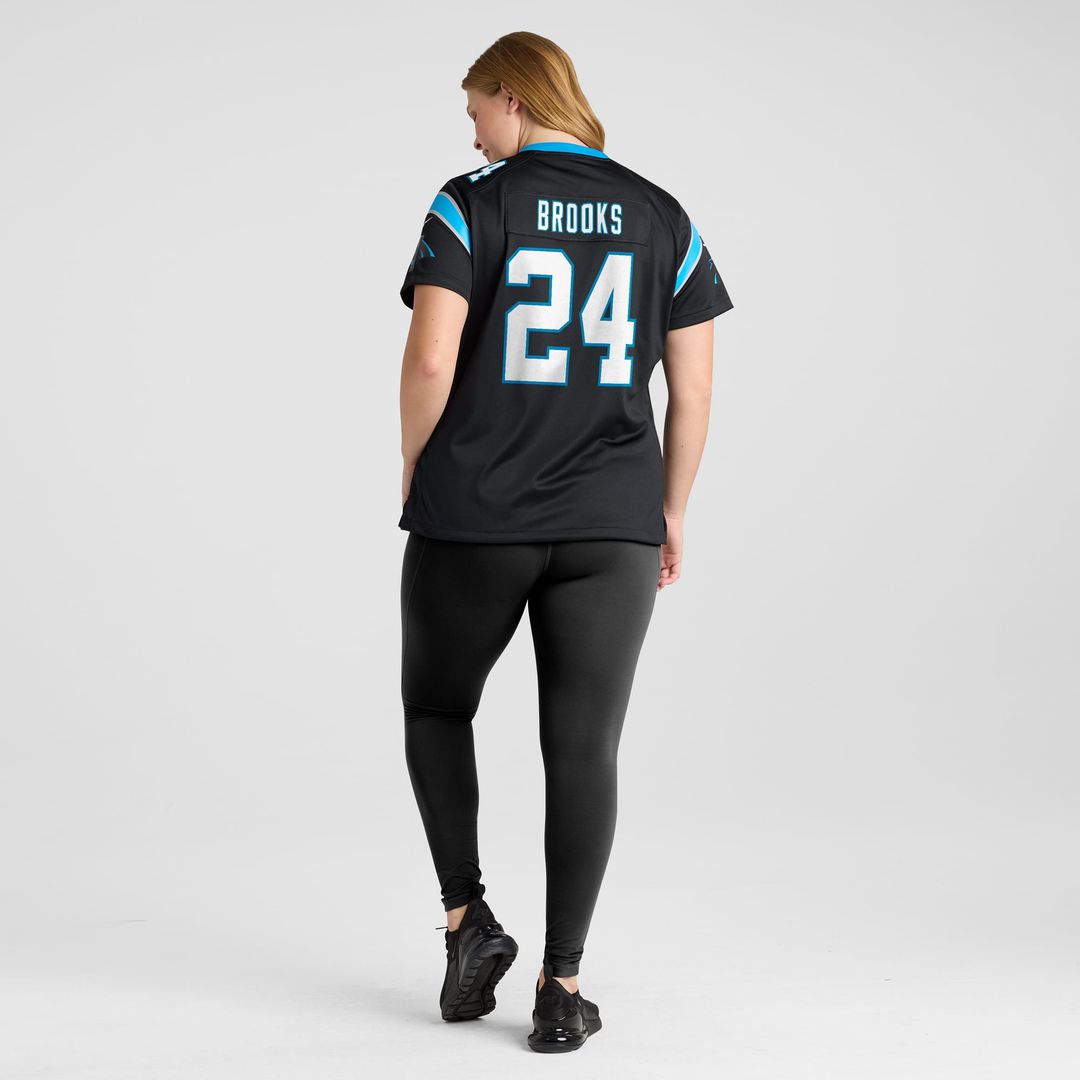 Jonathon Brooks Carolina Panthers Women's Jersey - Black