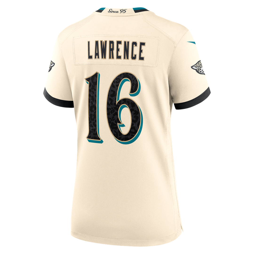 Trevor Lawrence Jacksonville Jaguars Women's 2026 Rivalries Collection Jersey - Natural