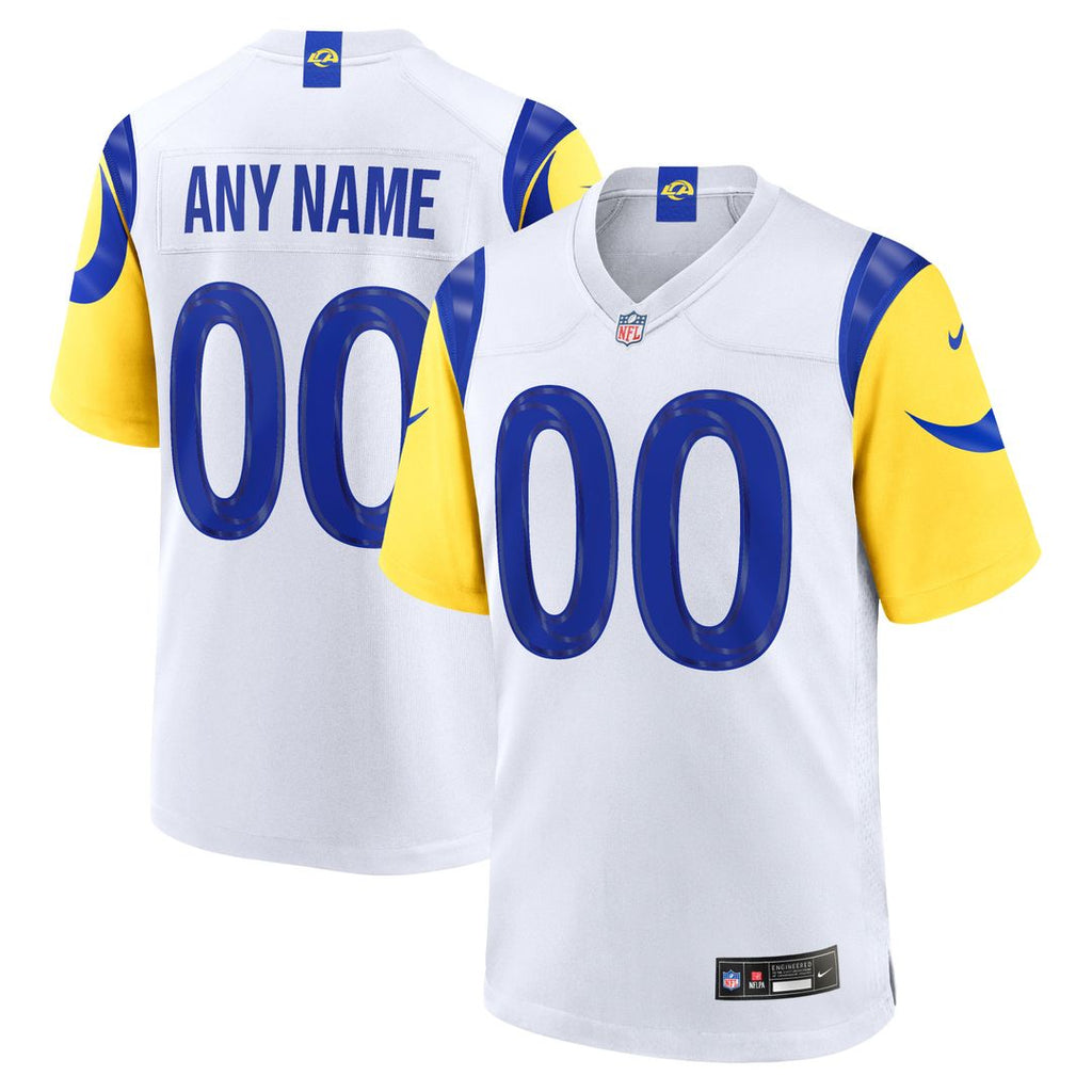 Los Angeles Rams Custom Jersey - White