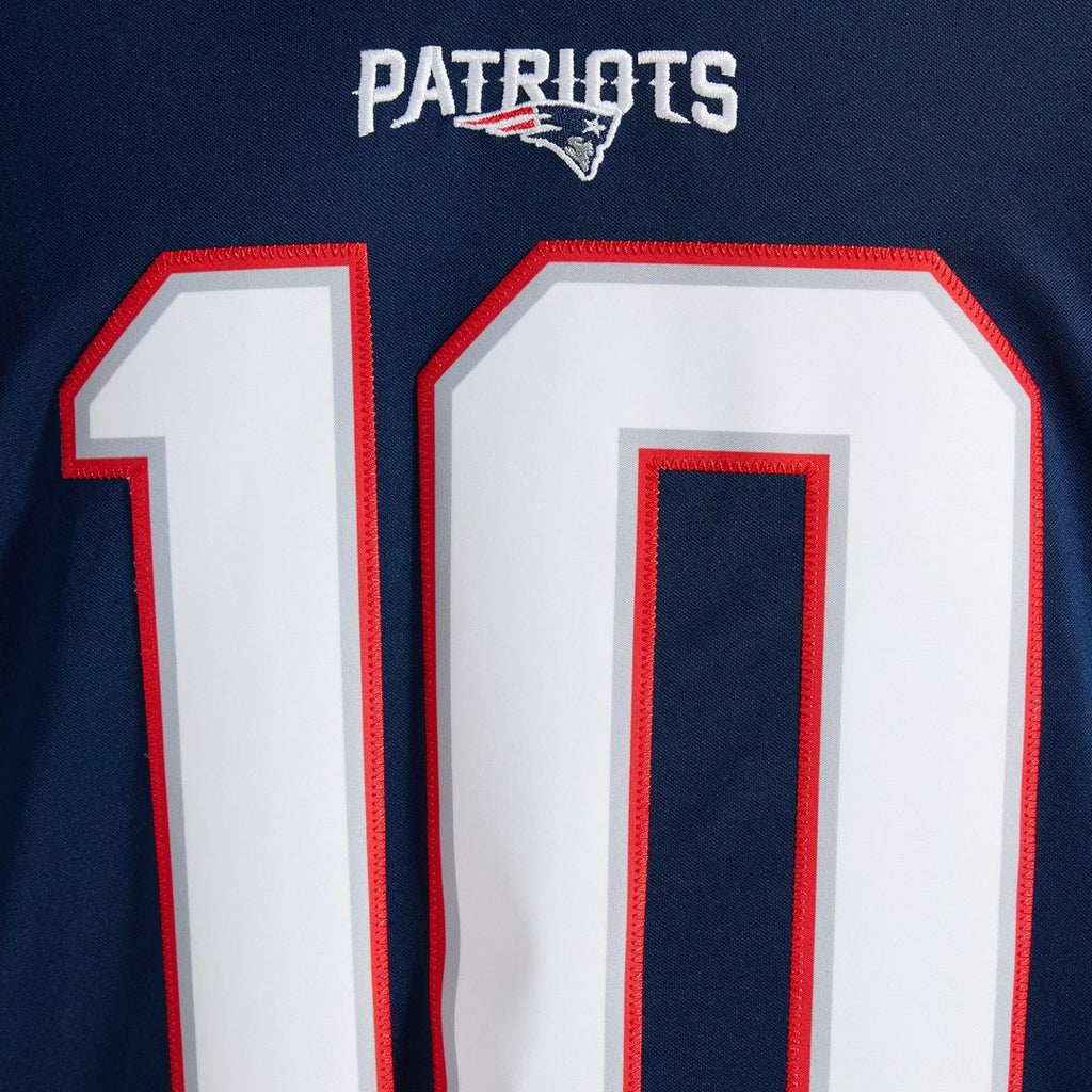 Drake Maye New England Patriots Team Stitched Jersey - Navy