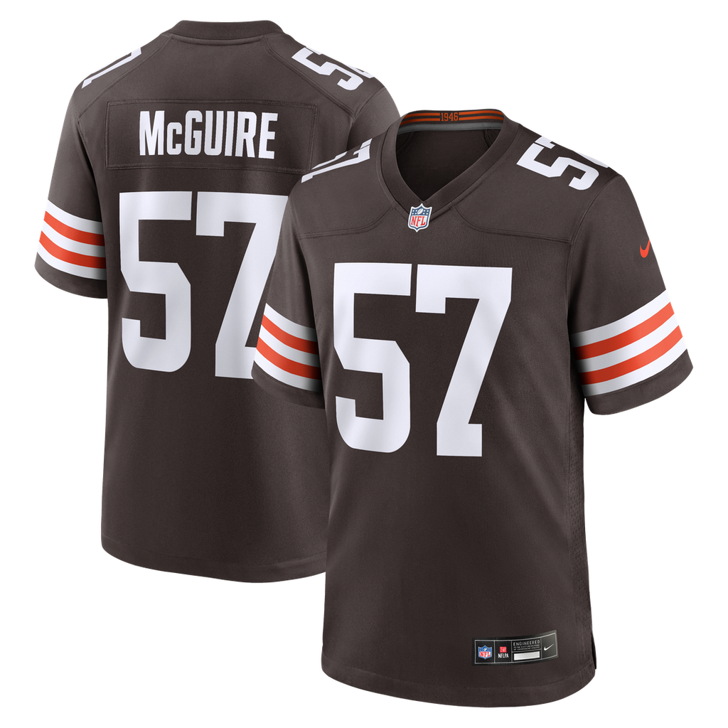 Isaiah McGuire Cleveland Browns Team Jersey - Brown