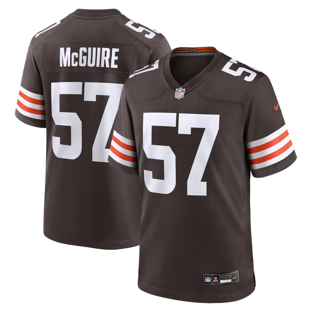 Isaiah McGuire Cleveland Browns Team Jersey - Brown