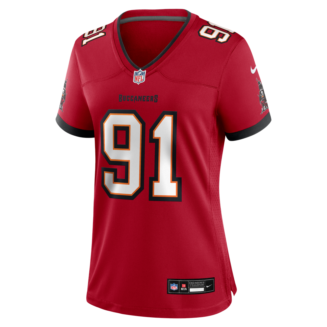 A'Shawn Robinson Tampa Bay Buccaneers Women's Team Jersey - Red