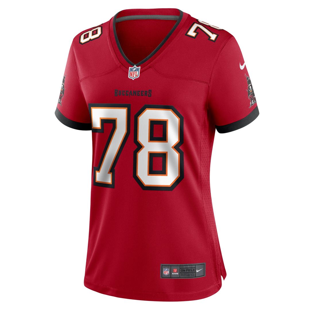 Tristan Wirfs Tampa Bay Buccaneers Women's Team Jersey - Red