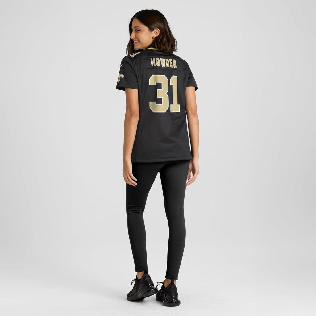 Howden New Orleans Saints Women's Team Jersey - Black