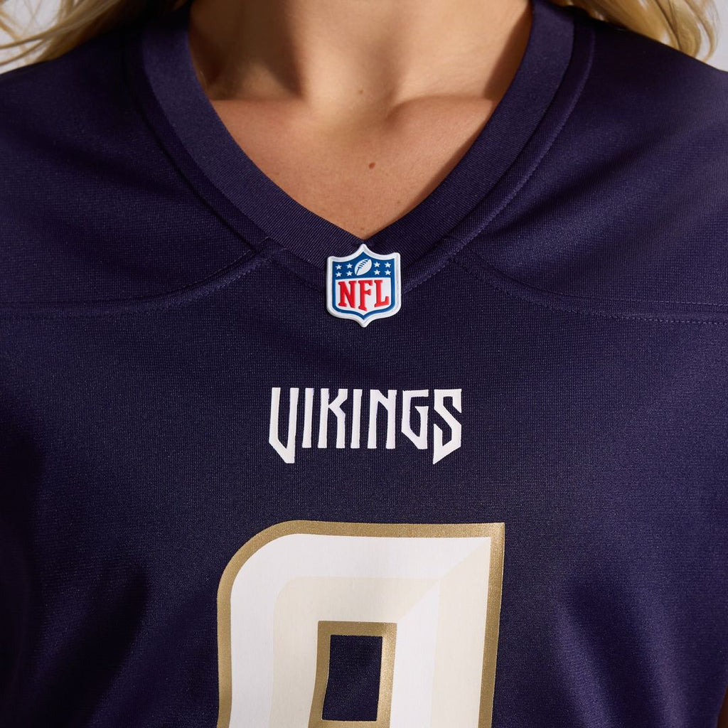 J.J McCarthy Minnesota Vikings Women's 2026 Rivalries Collection Jersey - Purple