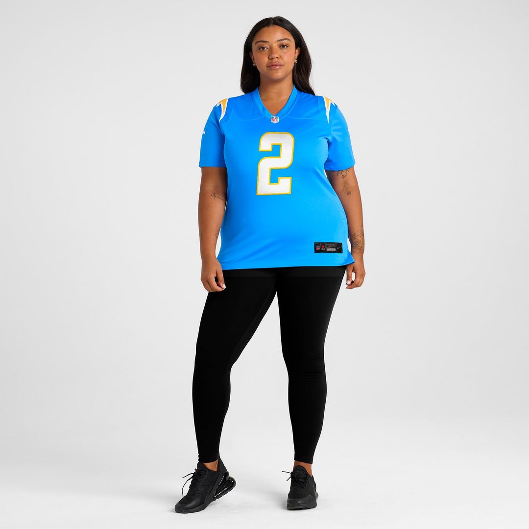 Elijah Molden Los Angeles Chargers Women's Team Jersey - Powder Blue