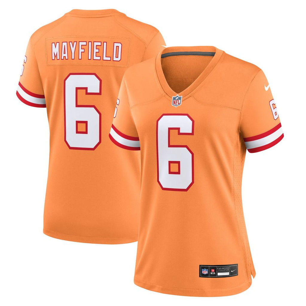 Baker Mayfield Tampa Bay Buccaneers Women's Throwback Jersey - Orange