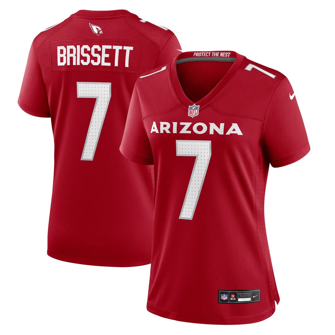 Jacoby Brissett Arizona Cardinals Women's Team Jersey - Cardinal