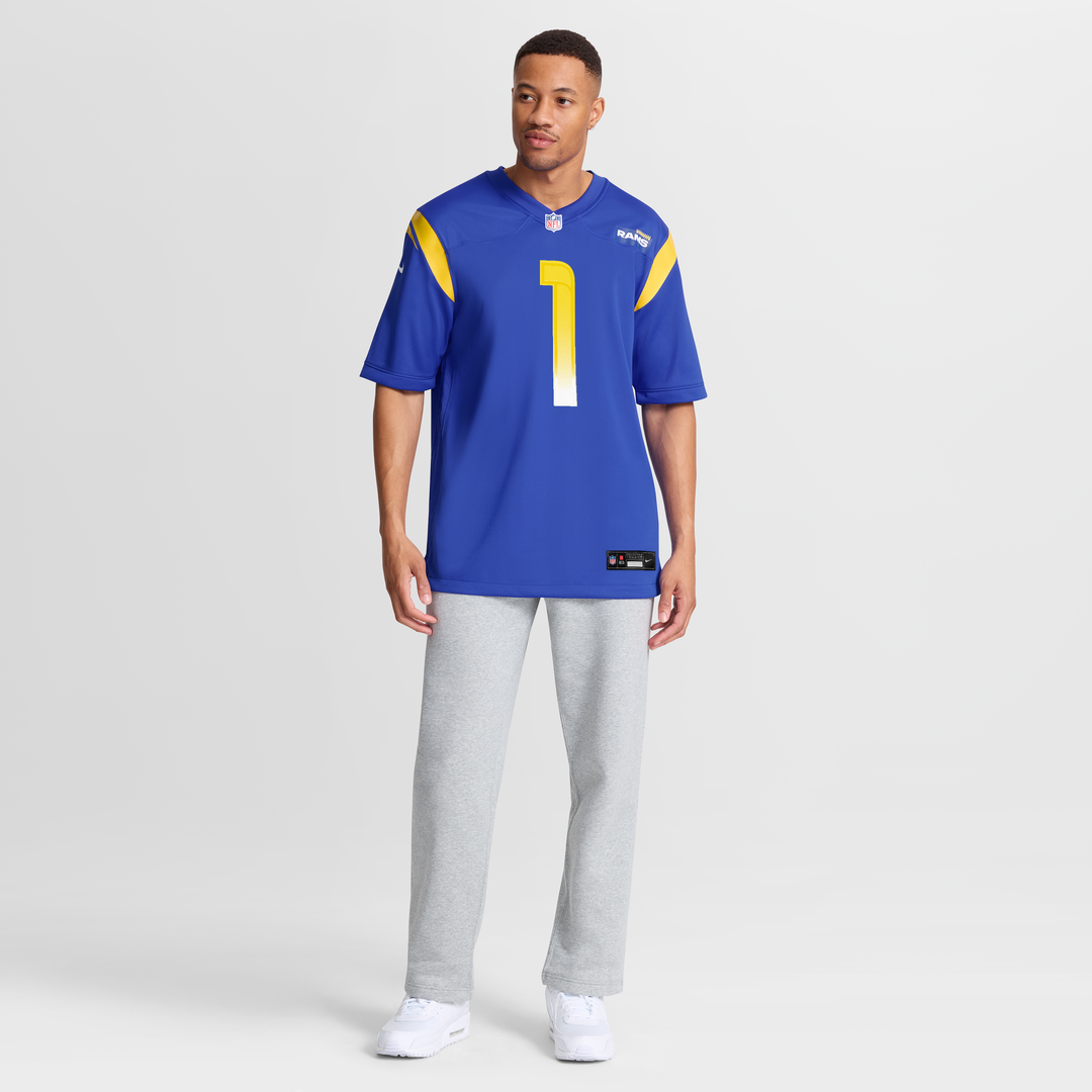 Number 1 Dad Los Angeles Rams Jersey - Royal