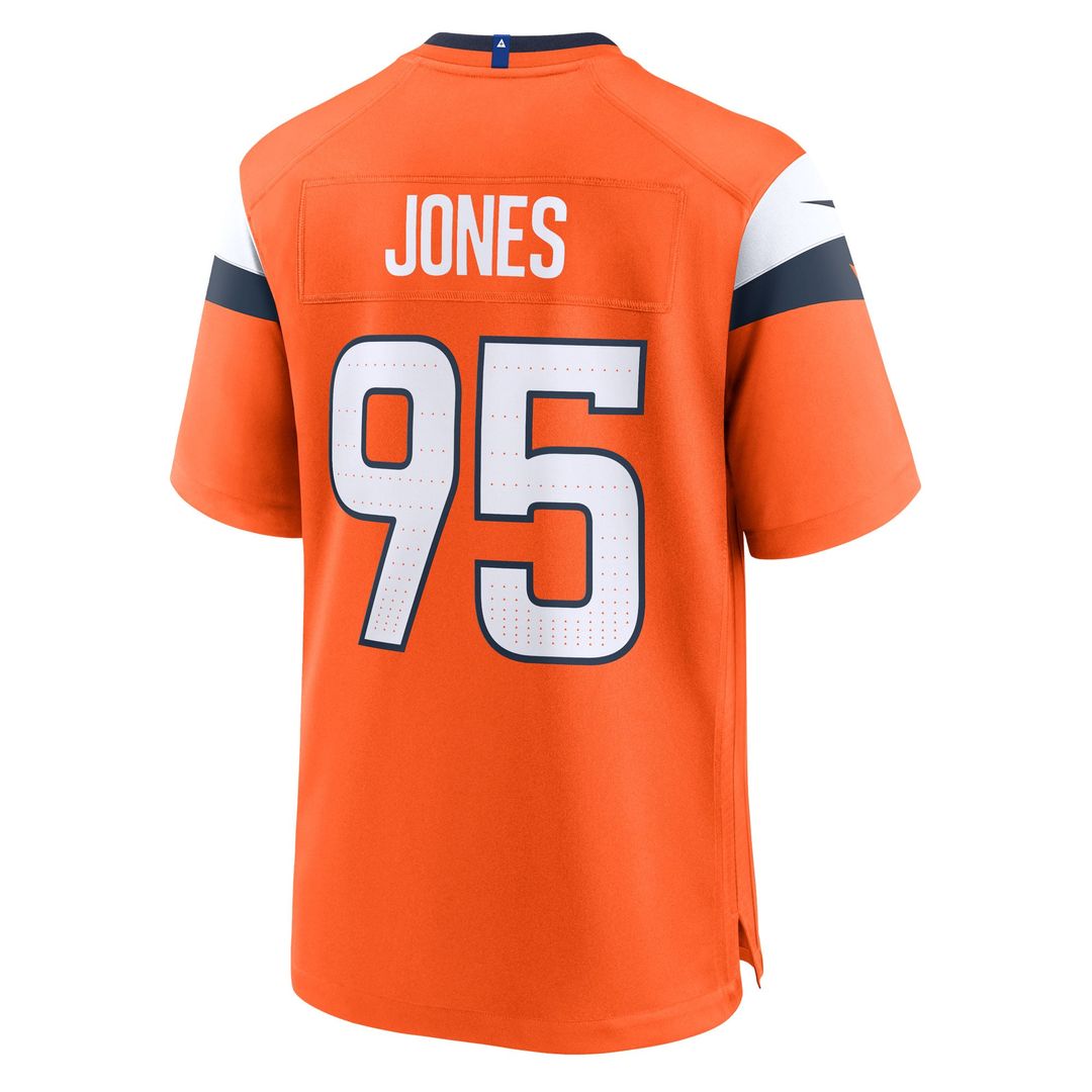 Sai'vion Jones Denver Broncos Team Jersey - Orange