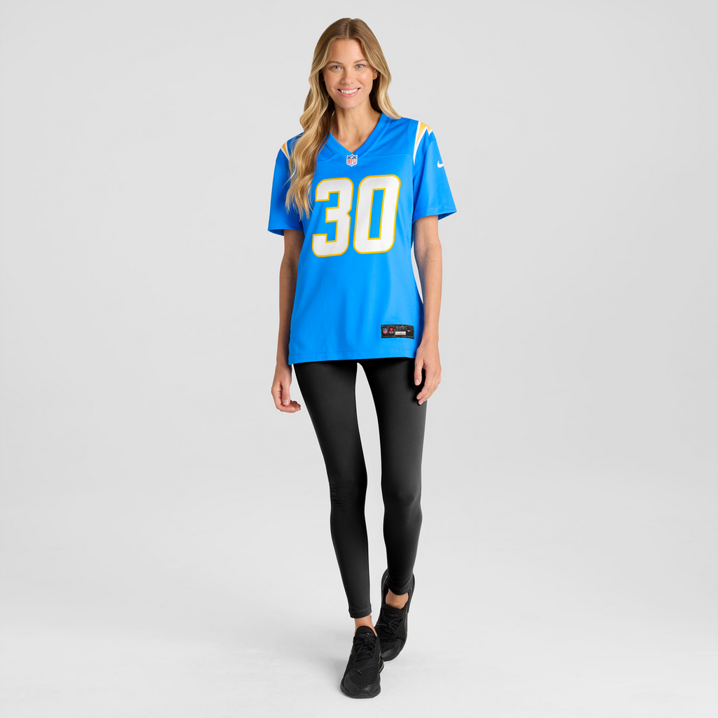 Alec Ingold Los Angeles Chargers Women's Team Jersey - Powder Blue