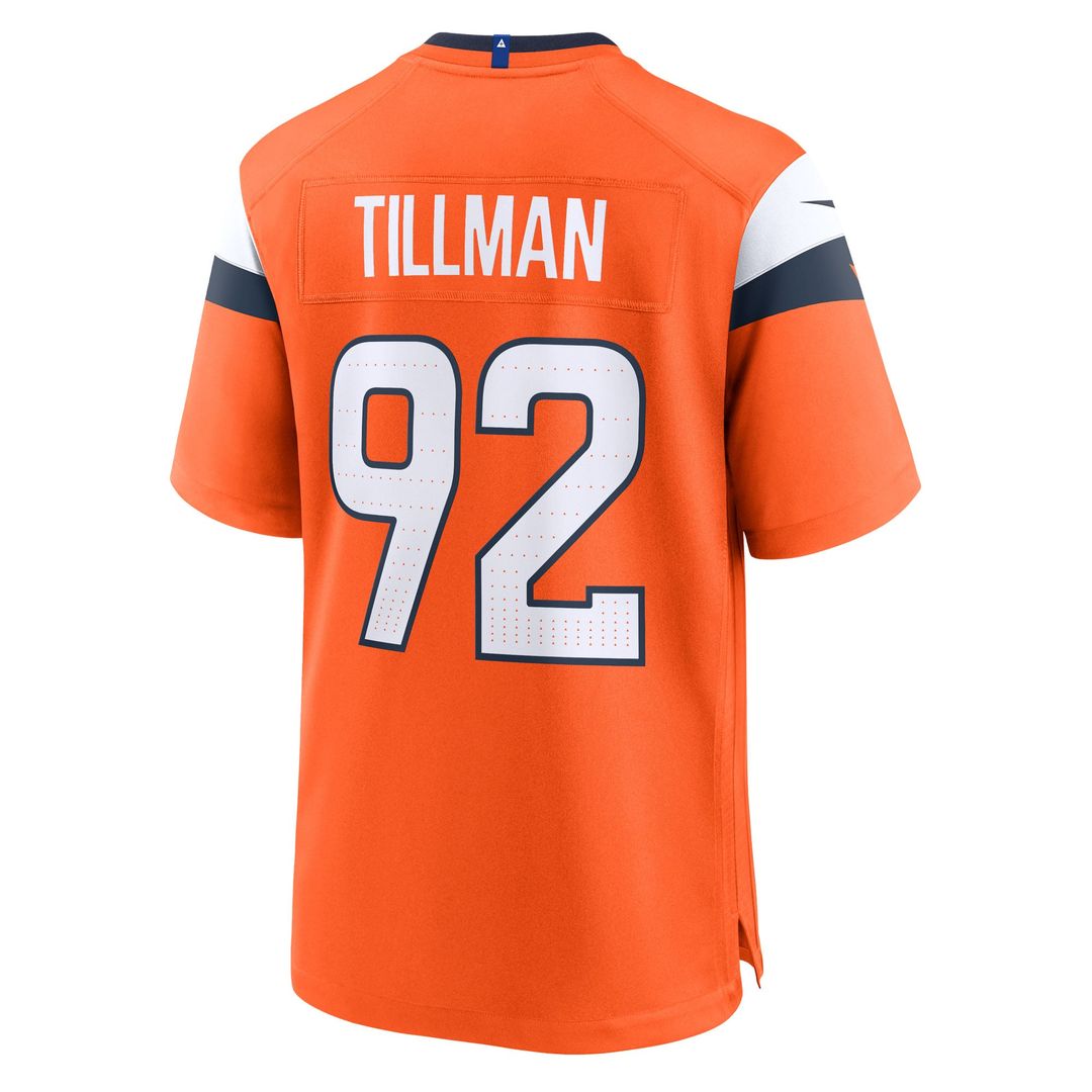 Dondrea Tillman Denver Broncos Team Jersey - Orange