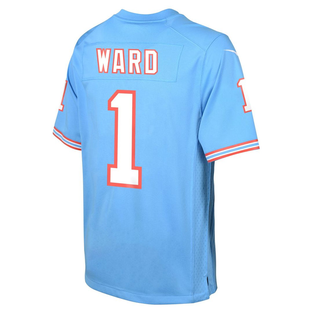 Cameron Ward Tennessee Titans Youth Alternate Jersey - Light Blue