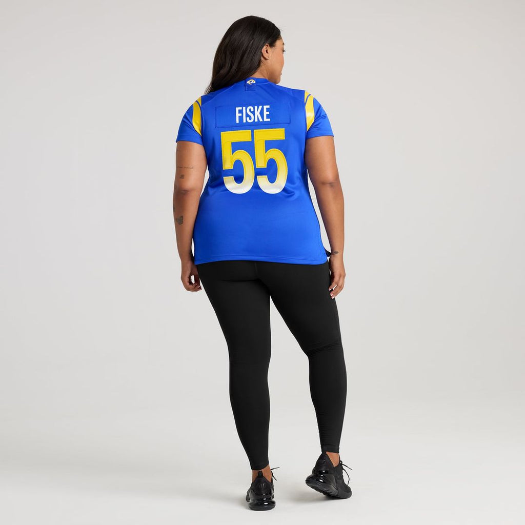 Braden Fiske Los Angeles Rams Women's Jersey - Royal
