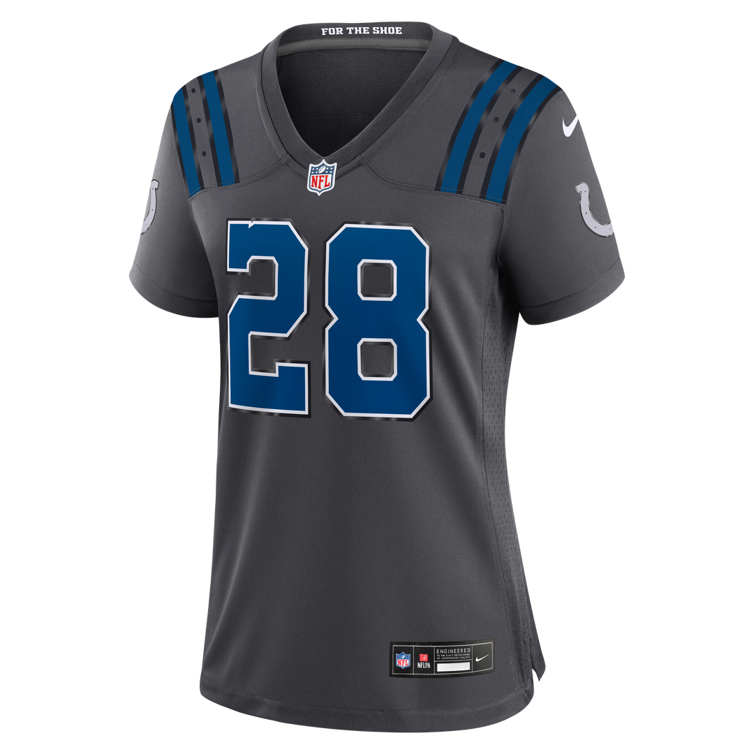 Jonathan Taylor Indianapolis Colts Women's 2026 Rivalries Collection Jersey - Anthracite